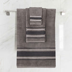 Superior Sadie Zero Twist Cotton Absorbent Solid 3 Piece Towel Set