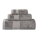 3-Piece Egyptian Giza Cotton Plush Towel Set