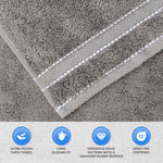 12-Piece Egyptian Giza Cotton Plush Towel Set