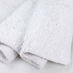 Superior 2 Piece Cotton Checkered Solid Non Slip Bath Rug Set