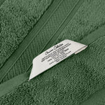Superior Chevron Zero Twist Solid Jacquard Cotton Hand Towel Set of 6