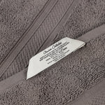 Superior Chevron Zero Twist Solid Jacquard Cotton Hand Towel Set of 6