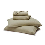 Chloe 100% Cotton Linen Texture Vintage Wash Deep Pocket Sheet Set