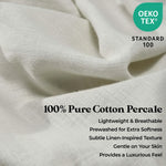 Chloe 100% Cotton Linen Texture Vintage Wash Deep Pocket Sheet Set