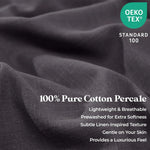 Chloe 100% Cotton Linen Texture Vintage Wash Deep Pocket Sheet Set