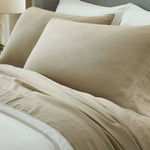 Chloe 100% Cotton Linen Texture Vintage Wash Deep Pocket Sheet Set