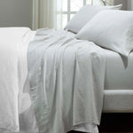 Chloe 100% Cotton Linen Texture Vintage Wash Deep Pocket Sheet Set