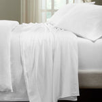 Chloe 100% Cotton Linen Texture Vintage Wash Deep Pocket Sheet Set
