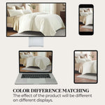 Chloe 100% Cotton Linen Texture Vintage Wash Duvet Cover Set