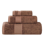 3-Piece Egyptian Giza Cotton Plush Towel Set