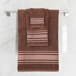 Superior Sadie Zero Twist Cotton Absorbent Solid 3 Piece Towel Set
