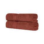 Superior Cotton Heavyweight Absorbent Plush 2 Piece Bath Sheet Set