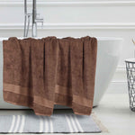 Superior Niles Egyptian Giza Cotton Dobby Plush Bath Sheet Set of 2