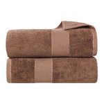 Superior Niles Egyptian Giza Cotton Dobby Plush Bath Sheet Set of 2