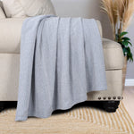 Chrisney Cotton Blanket - Textured Chevron Weave & All Season Comfort