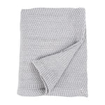 Chrisney Cotton Blanket - Textured Chevron Weave & All Season Comfort
