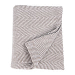 Chrisney Cotton Blanket - Textured Chevron Weave & All Season Comfort