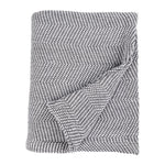 Chrisney Cotton Blanket - Textured Chevron Weave & All Season Comfort