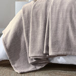 Chrisney Cotton Blanket - Textured Chevron Weave & All Season Comfort
