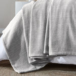Chrisney Cotton Blanket - Textured Chevron Weave & All Season Comfort