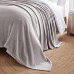 Chrisney Cotton Blanket - Textured Chevron Weave & All Season Comfort