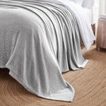 Chrisney Cotton Blanket - Textured Chevron Weave & All Season Comfort