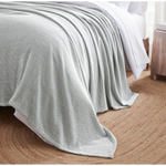 Chrisney Cotton Blanket - Textured Chevron Weave & All Season Comfort