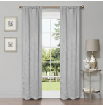 Blackout Window Curtains Wave Geometric Room Darkening Washable Set of 2