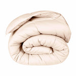 Superior Monochrome Basketweave Microfiber Down Alternative Comforter
