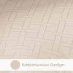 Superior Monochrome Basketweave Microfiber Down Alternative Comforter