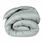 Superior Monochrome Basketweave Microfiber Down Alternative Comforter