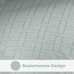Superior Monochrome Basketweave Microfiber Down Alternative Comforter