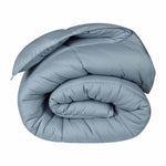 Superior Monochrome Basketweave Microfiber Down Alternative Comforter