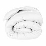 Superior Monochrome Basketweave Microfiber Down Alternative Comforter