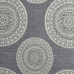 Cordon Jacquard Grommet Floral Medallion Curtain Panel Set