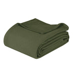 Superior Nobel Cotton Textured Chevron Lightweight Woven Blanket
