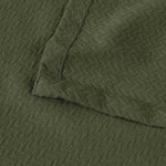 Superior Nobel Cotton Textured Chevron Lightweight Woven Blanket