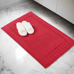 Superior Leo Cotton Modern Absorbent Heavy Washable Bath Mat Set of 2