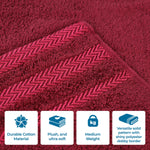 Superior Hays Cotton Medium Weight 6 Piece Assorted Bathroom Towel Set