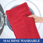 Superior Leo Cotton Modern Absorbent Heavy Washable Bath Mat Set of 2