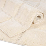Checkered Cotton Washable Non-Slip Bath Rugs or Runner