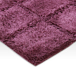 Checkered Cotton Washable Non-Slip Bath Rugs or Runner