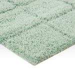 Checkered Cotton Washable Non-Slip Bath Rugs or Runner