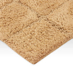 Checkered Cotton Washable Non-Slip Bath Rugs or Runner