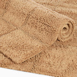 Checkered Cotton Washable Non-Slip Bath Rugs or Runner