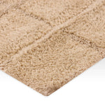 Checkered Cotton Washable Non-Slip Bath Rugs or Runner