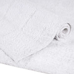 Checkered Cotton Washable Non-Slip Bath Rugs or Runner