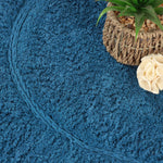 Oval Cotton Washable Non-Slip Bath Rugs or Runner