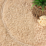 Oval Cotton Washable Non-Slip Bath Rugs or Runner