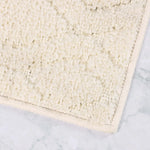 Brou Diamond Lattice Textured Washable Bath Rugs, Set of 2
